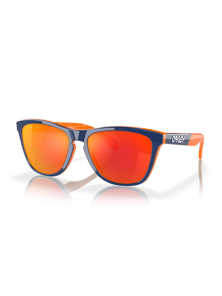 Oakley Frogskins Sunglasses - Orange Navy w/ Prizm Ruby