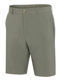 Greg Norman 4-Way Stretch Classic 10-Inch Short - Gravel