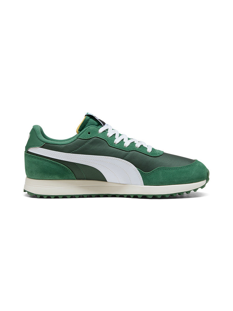 Puma Helsinki G Spikeless Golf Shoes - Vine/Puma White