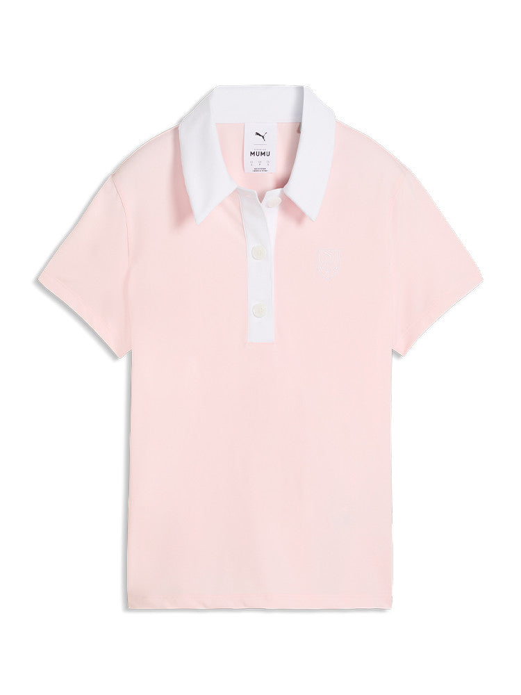 Puma x Mumu Crest Polo - Rose Blossom