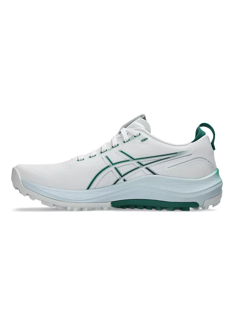 Asics Gel Kayano Ace 3 Golf Shoes - White/Jasper Green