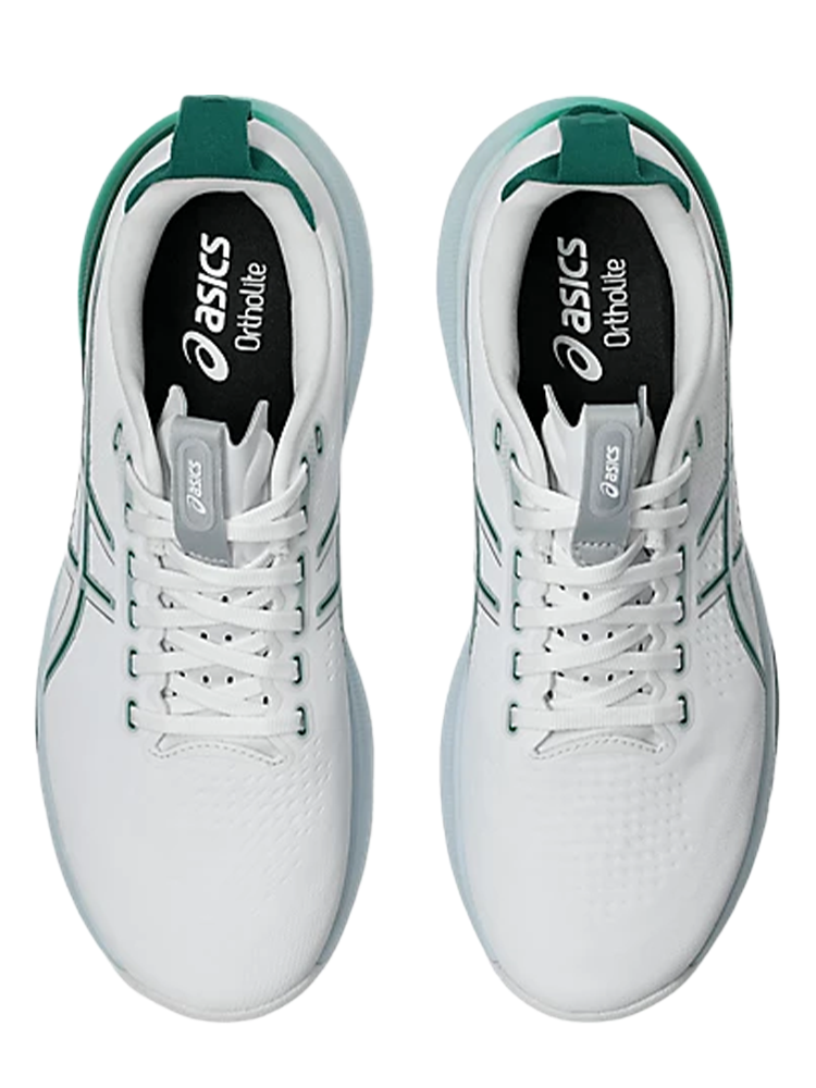 Asics Gel Kayano Ace 3 Golf Shoes - White/Jasper Green