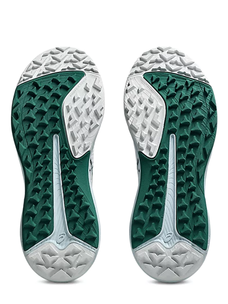 Asics Gel Kayano Ace 3 (Wide Fit) Golf Shoes - White/Jasper Green