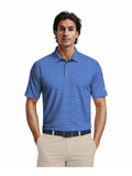 Ben Hogan Watercolour Medallion Print Polo - French Blue