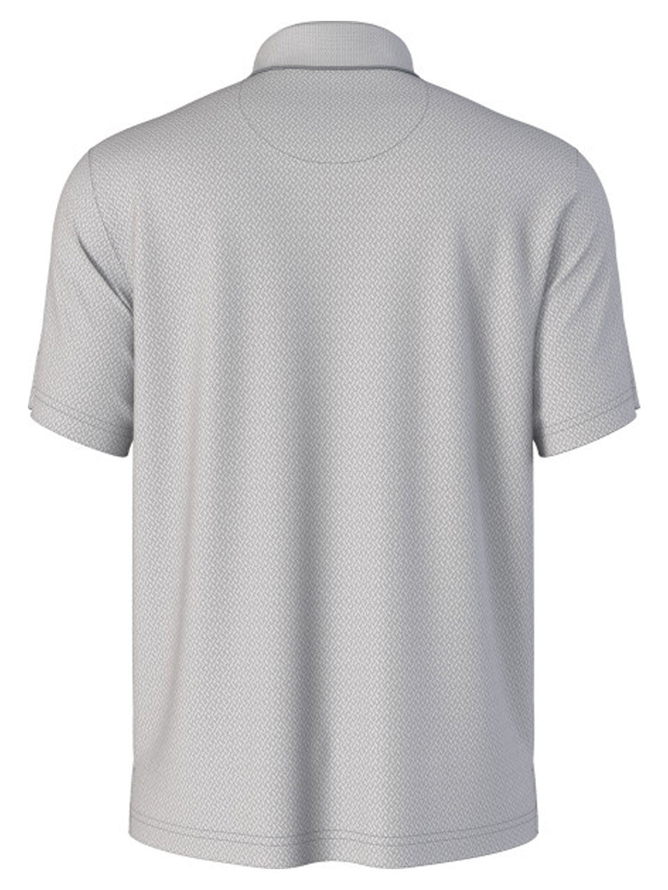 Ben Hogan 2 Tone Micro Geo Jacquard Polo - Tradewinds