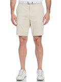 Ben Hogan Active Waistband Flat Front 9-Inch Golf Short - Silver Lining