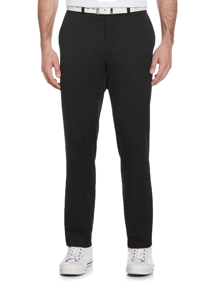 Ben Hogan Active Waistband Flat Front Golf Pant - Caviar
