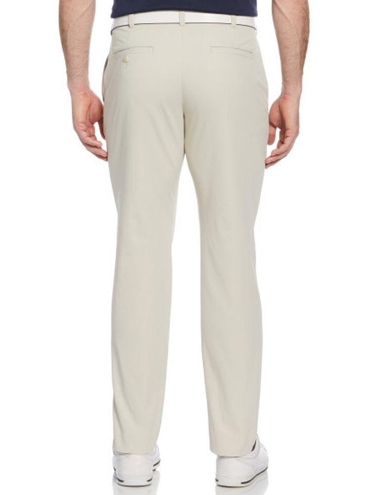 Ben Hogan Active Waistband Flat Front Golf Pant - Silver Lining