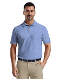 Ben Hogan Mini Geo Print Polo Shirt - Bright Cobalt
