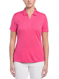 Ben Hogan Women's Solid Ventilation Polo - Fuchsia Purple