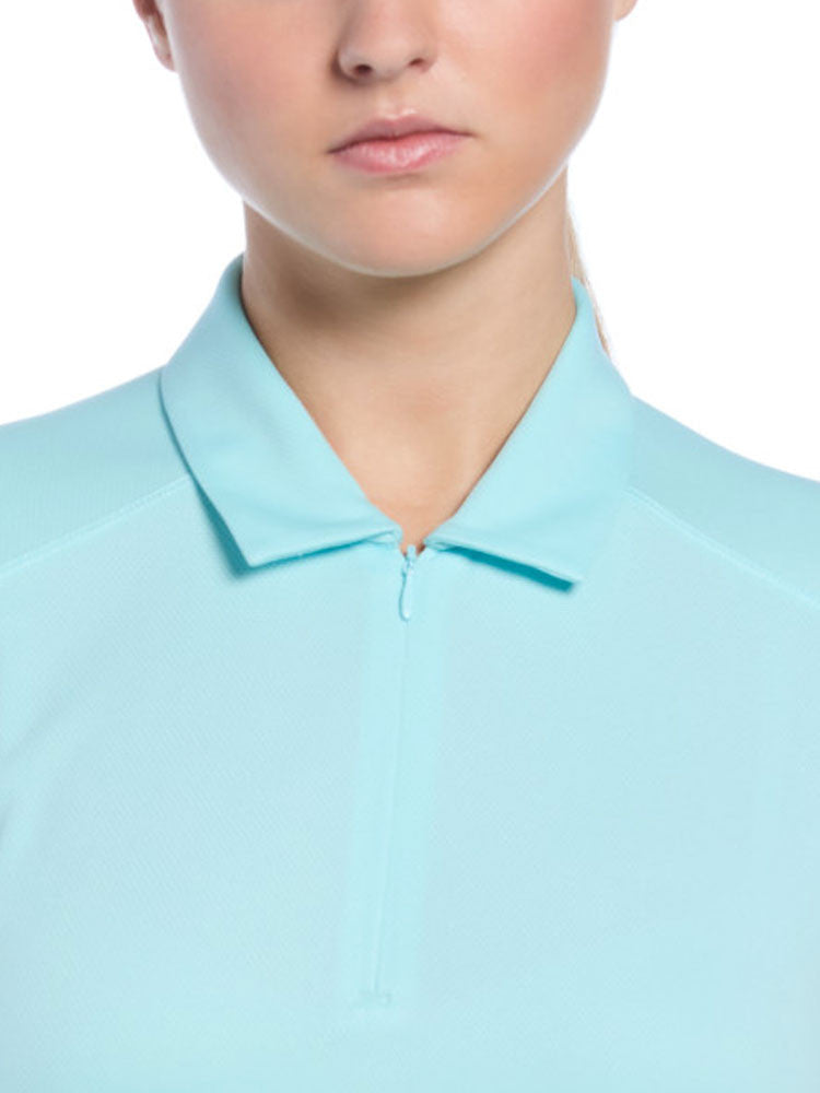 Ben Hogan Women's Solid Ventilation Polo - Waterspout