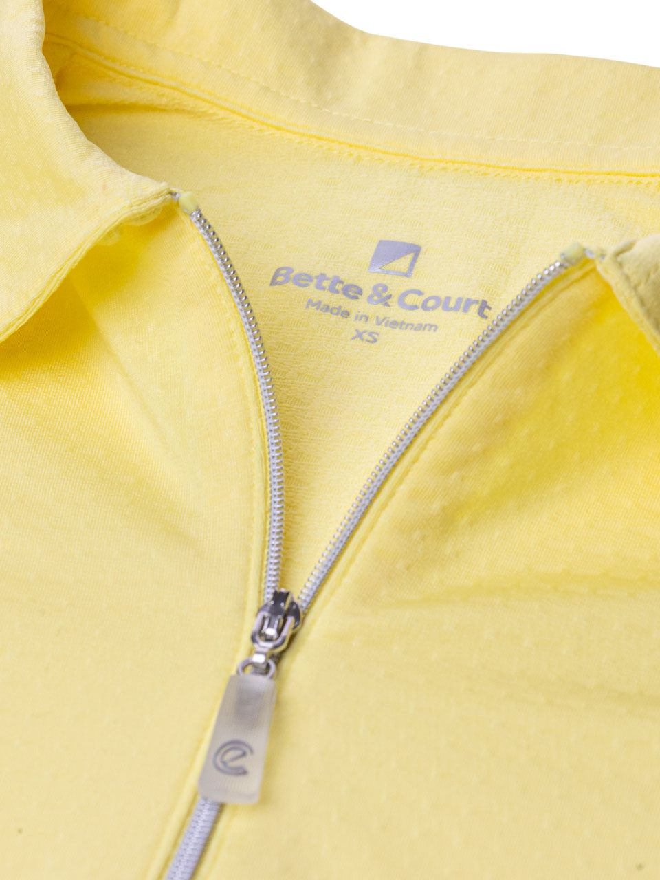 Bette & Court Women's Cool Elements Swing Polo - Lemonade