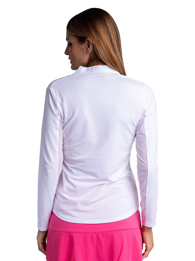 Bette & Court Women's Cool Elements Swing Polo - White