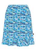 Birdee Sport Women's High Noon Wave 18" Skort - Blue