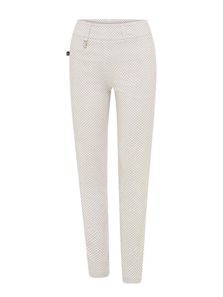 Birdee Sport Women's Nouvelle Long Pant - White/Taupe