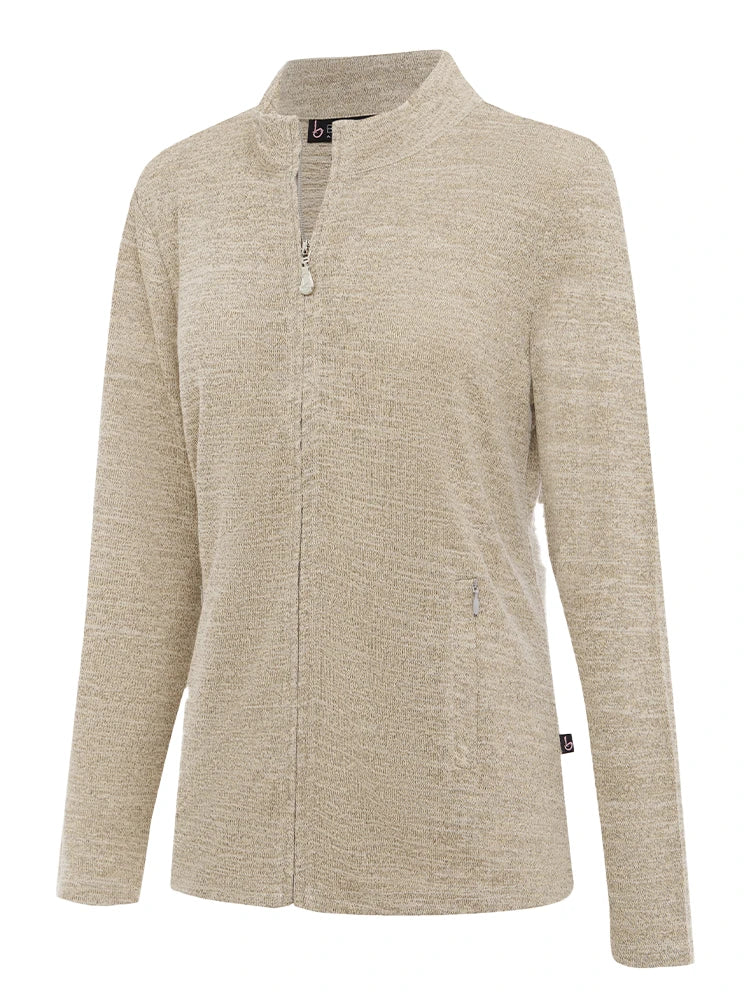 Birdee Sport Womens Team Travel Jacket - Beige