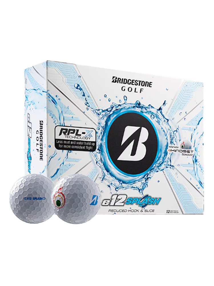 Bridgestone E12 Splash Golf Balls - White