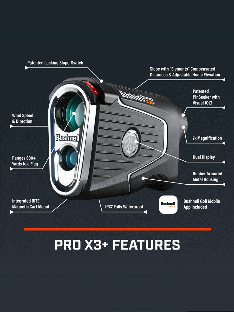 Bushnell Pro X3+ Rangefinder 2024