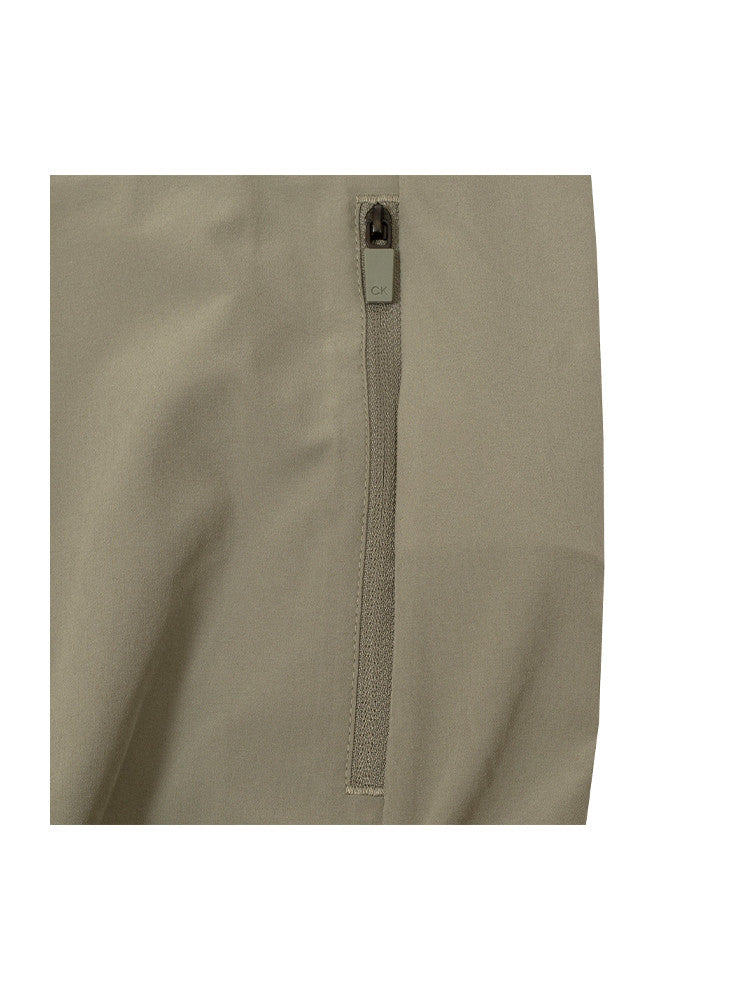 Calvin Klein Latitude Hooded Full Zip Windbreaker - Military