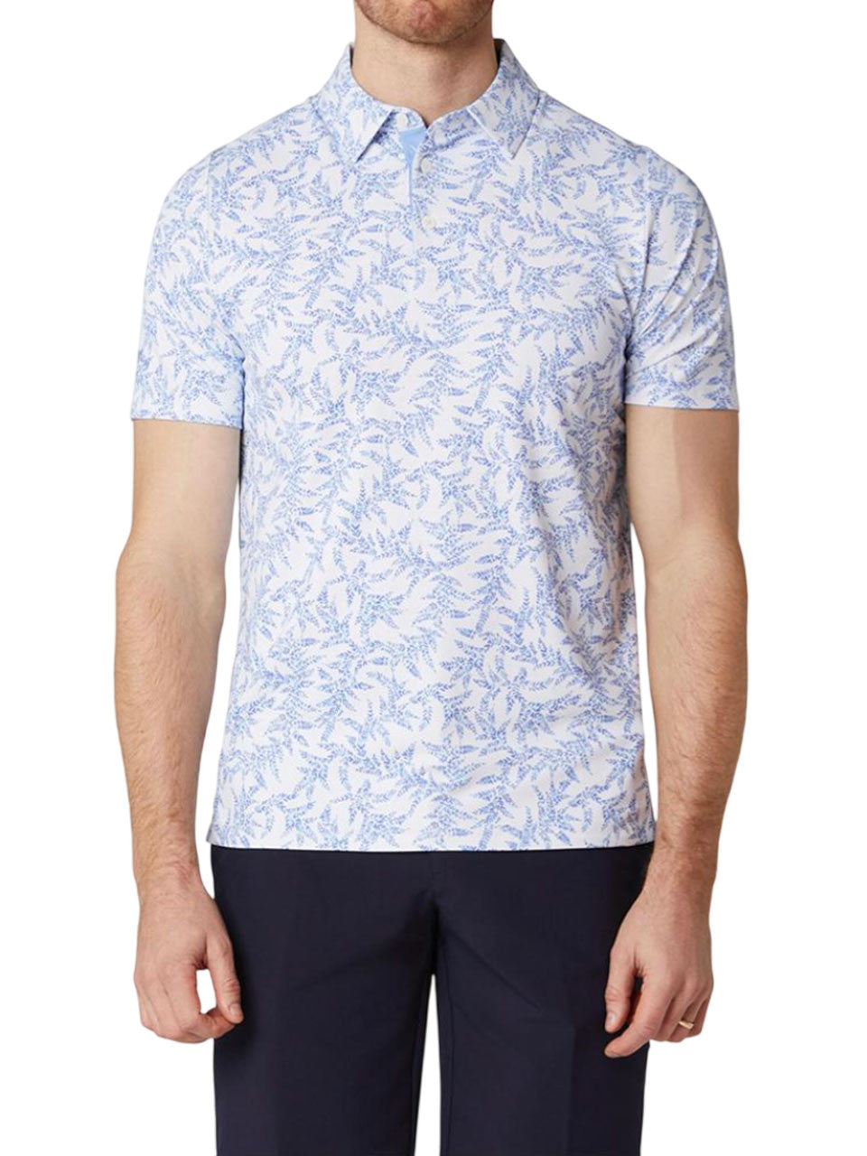 Callaway Chev Botanical Polo - Vista Blue