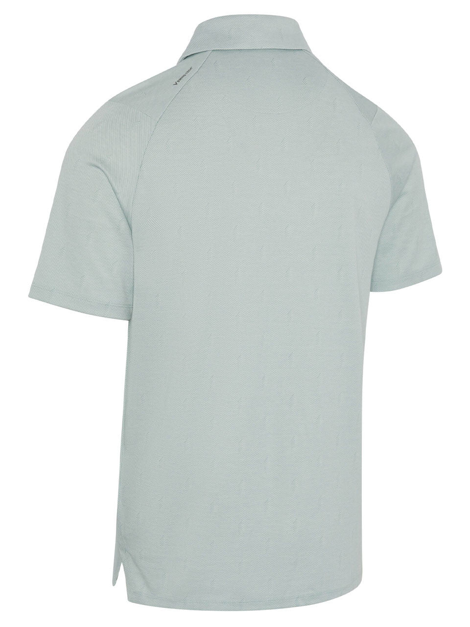 Callaway Chev Twill Jacquard Polo - Aquifer