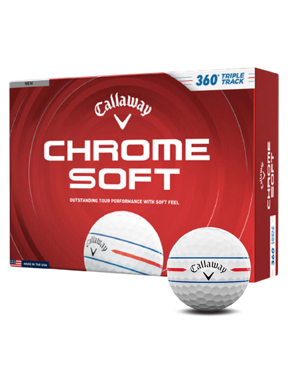 Callaway Chrome Soft 360 Triple Track 2026 Golf Balls