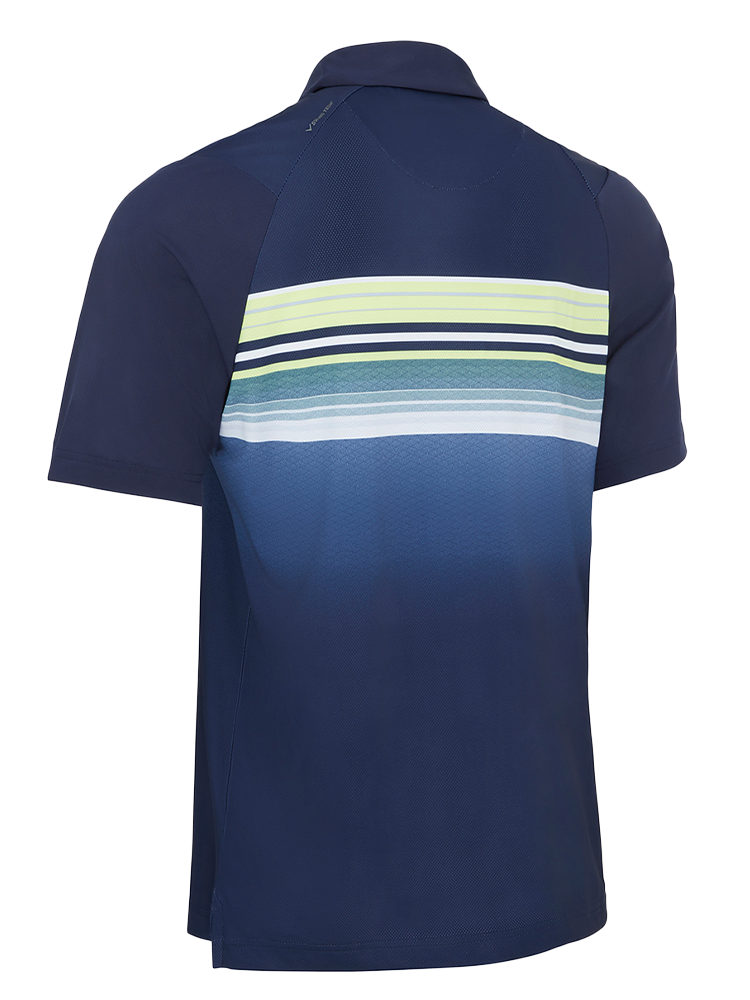 Callaway Engineered Fluid Stripe Polo Shirt - Peacoat