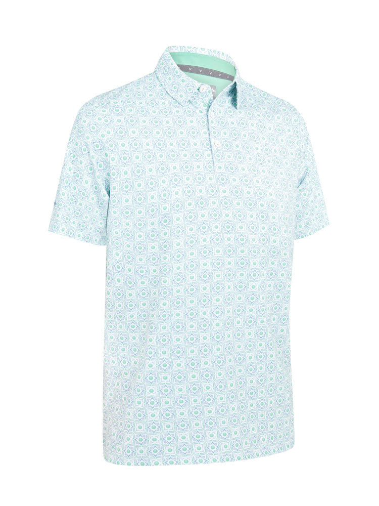 Callaway Foulard Polo - Neptune Green