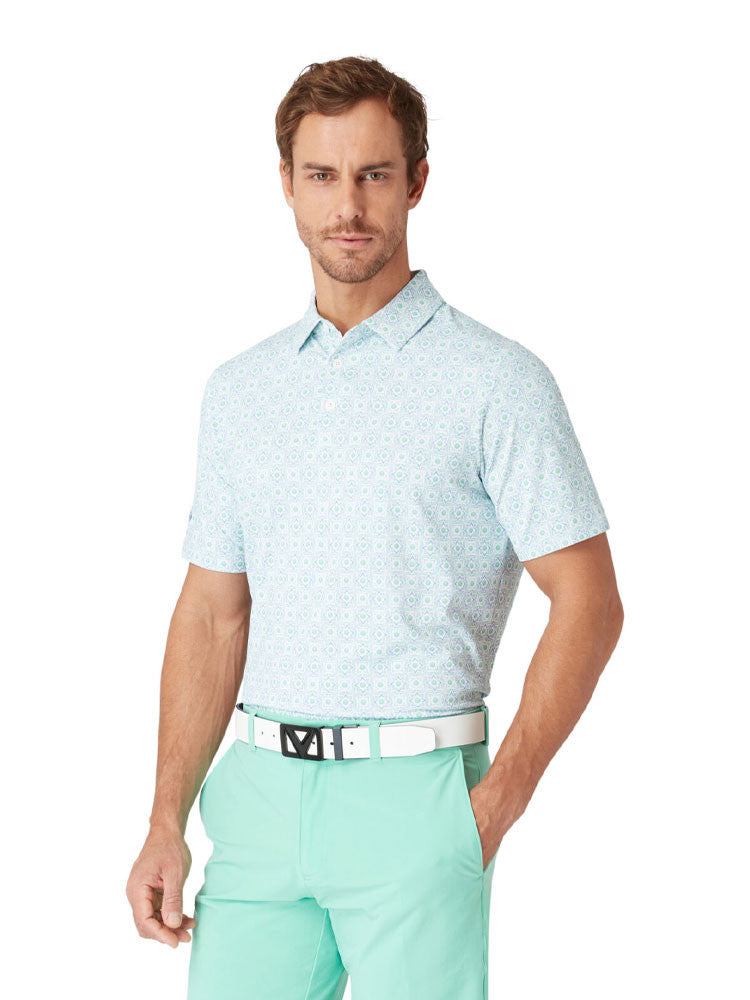 Callaway Foulard Polo - Neptune Green