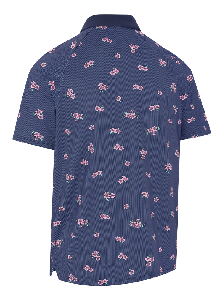 Callaway Golf Azalea Gingham Polo - Peacoat