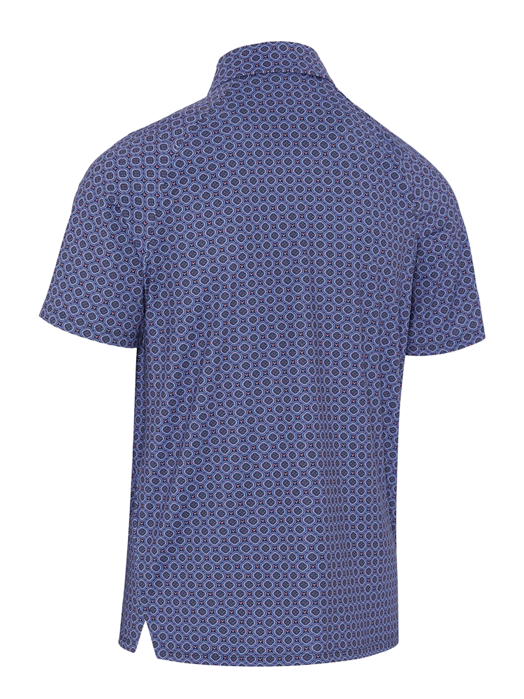 Callaway Golf Club Print Polo - Peacoat
