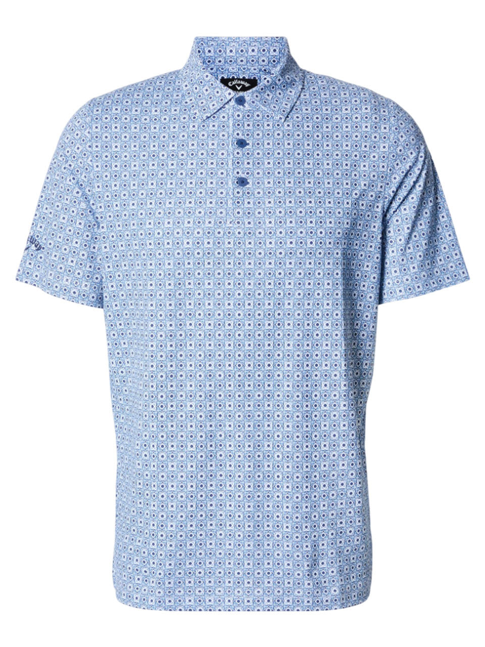 Callaway Golf Foulard Printed Polo - Peacoat