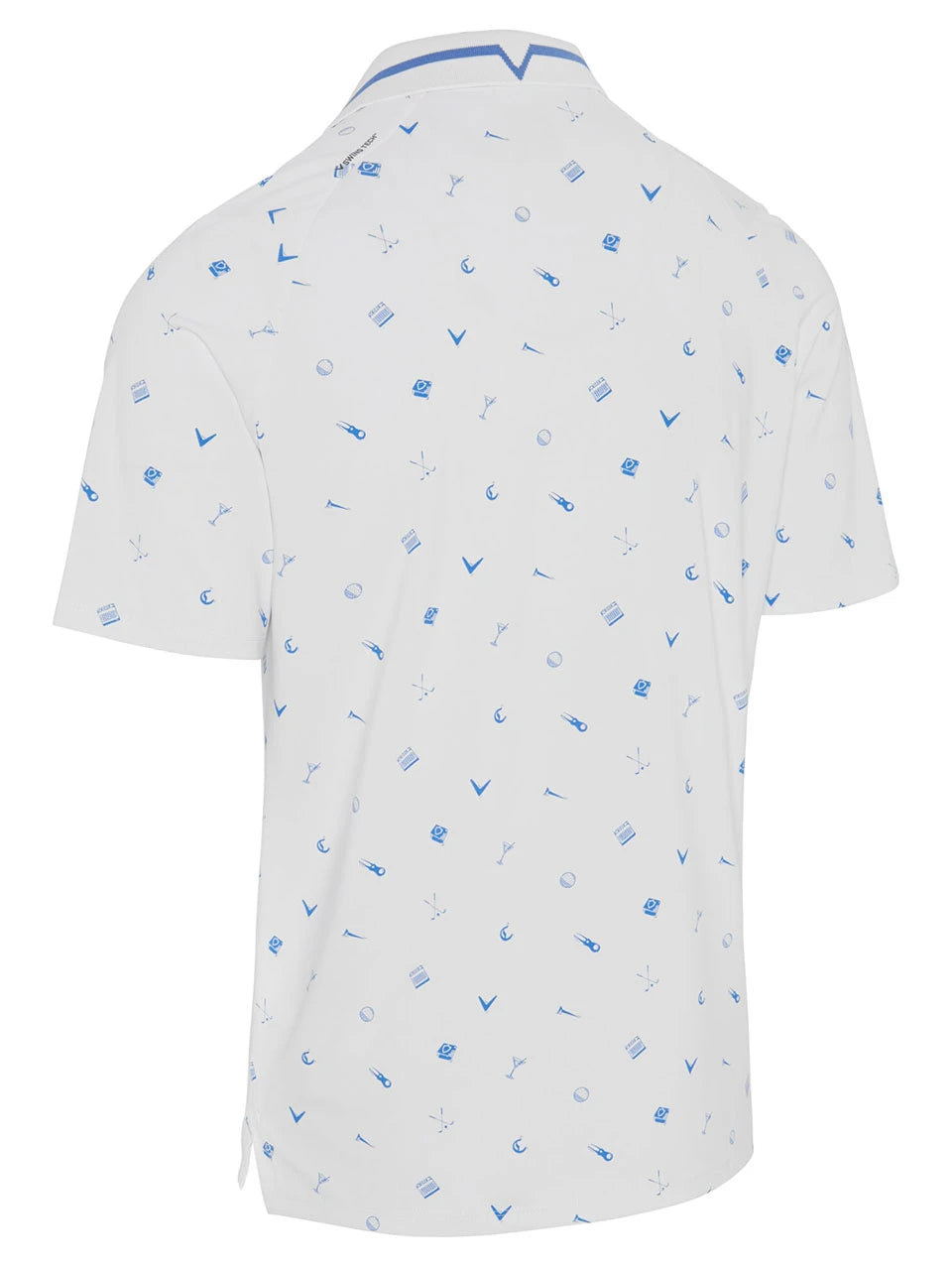 Callaway Memento Print Polo - Bright White