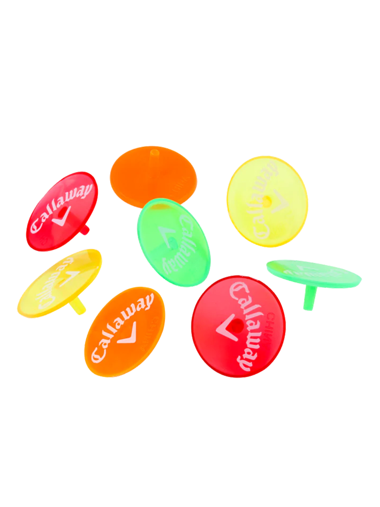 Callaway Neon Ball Markers - 8 Pack