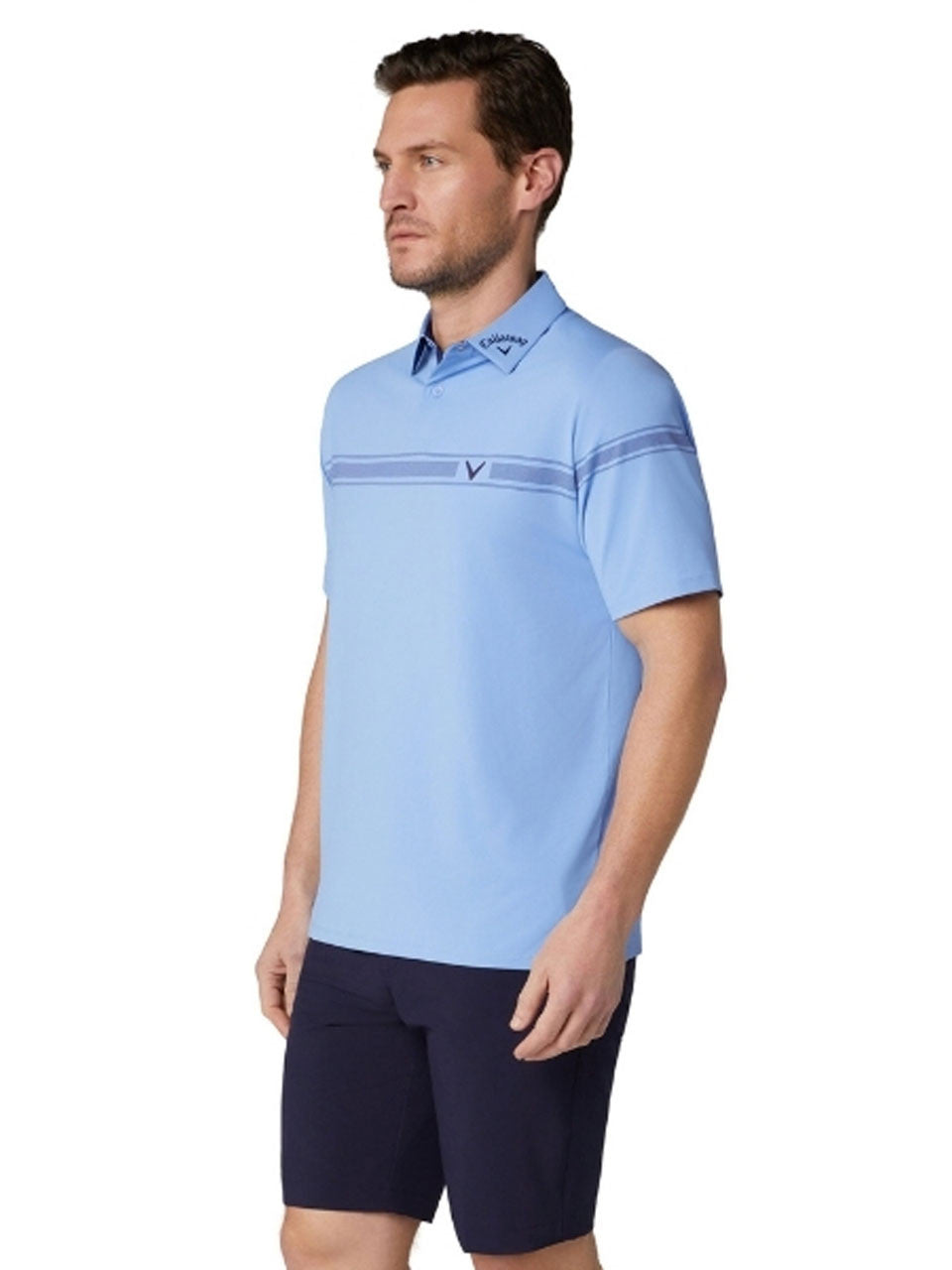 Callaway Odyssey Block Polo - Vista Blue
