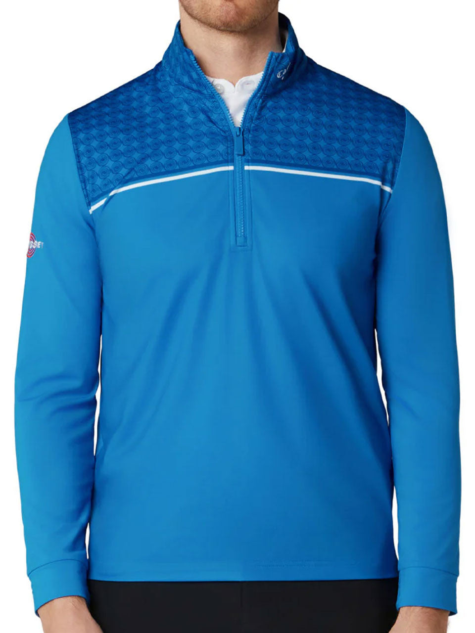 Callaway Odyssey Block Printed Pullover - Brilliant Blue