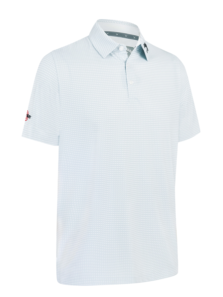 Callaway Odyssey Print Polo - Bright White
