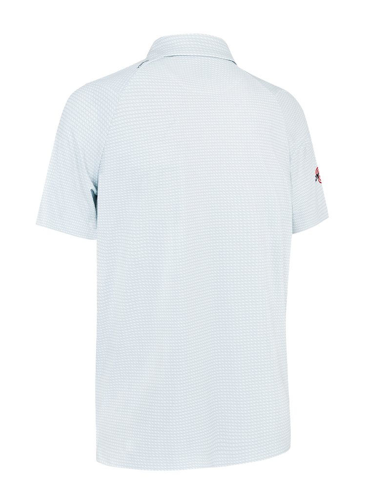 Callaway Odyssey Print Polo - Bright White