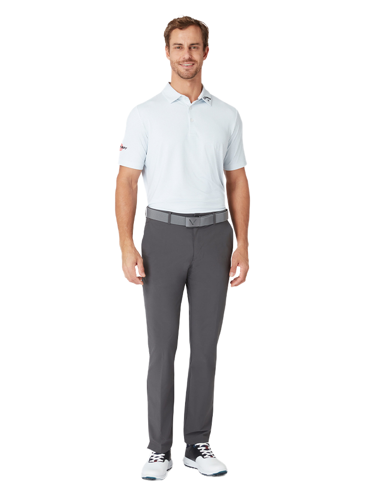Callaway Odyssey Print Polo - Bright White