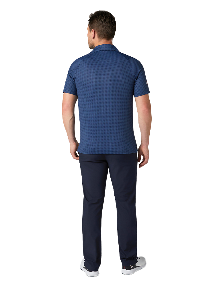 Callaway Odyssey Print Polo - Peacoat