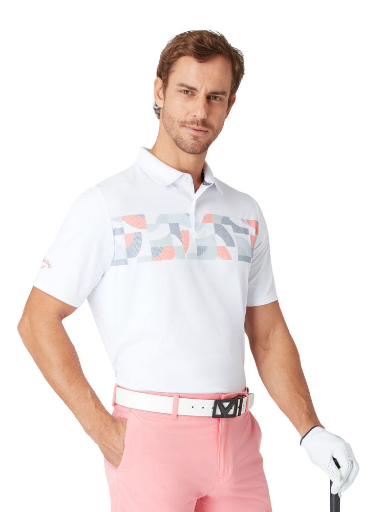 Callaway Optical 'C'  Polo - Bright White
