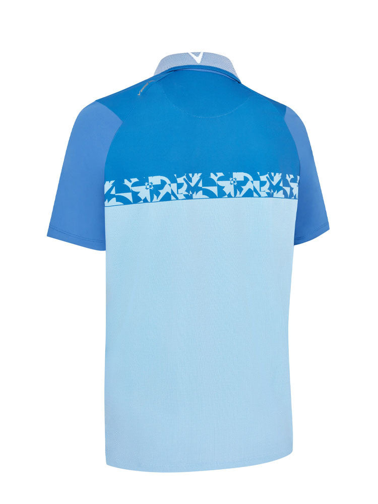Callaway Oxford Block Polo - Galaxy Blue