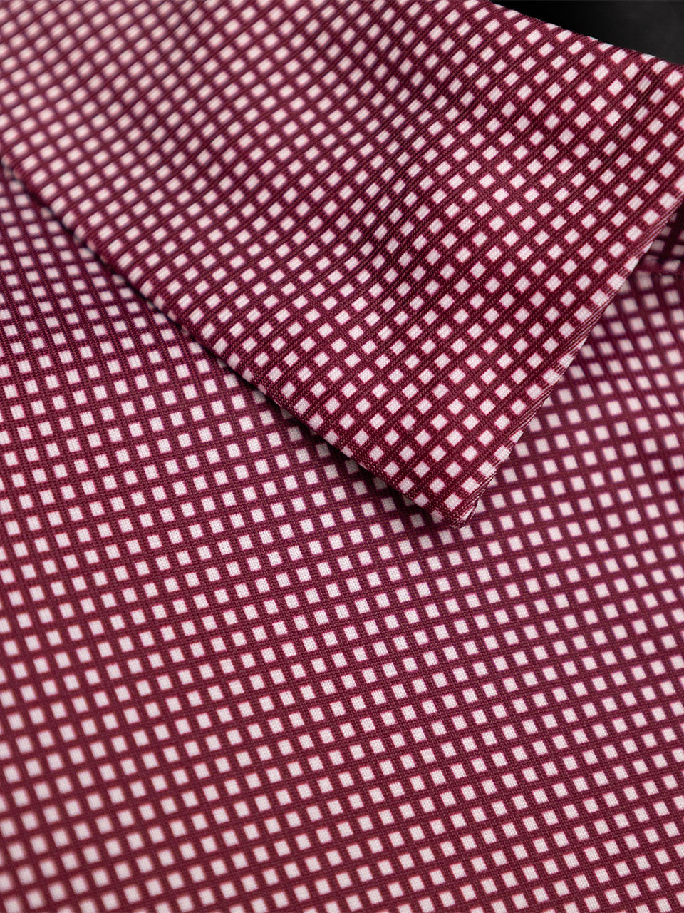 Callaway Pro Spin Gingham Polo (Relaxed Fit) - Grape Wine