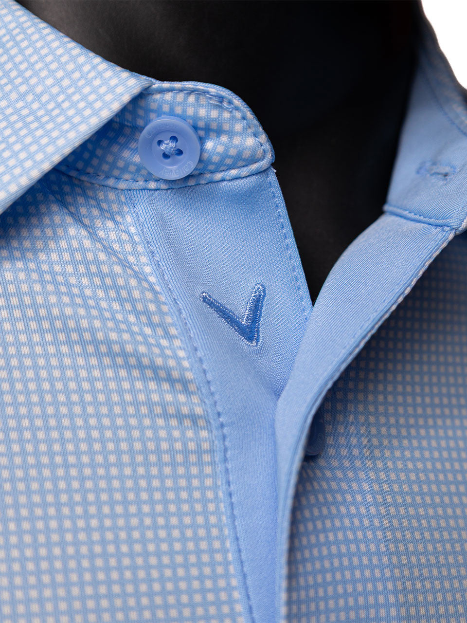 Callaway Pro Spin Gingham Polo (Relaxed Fit) - Open Air