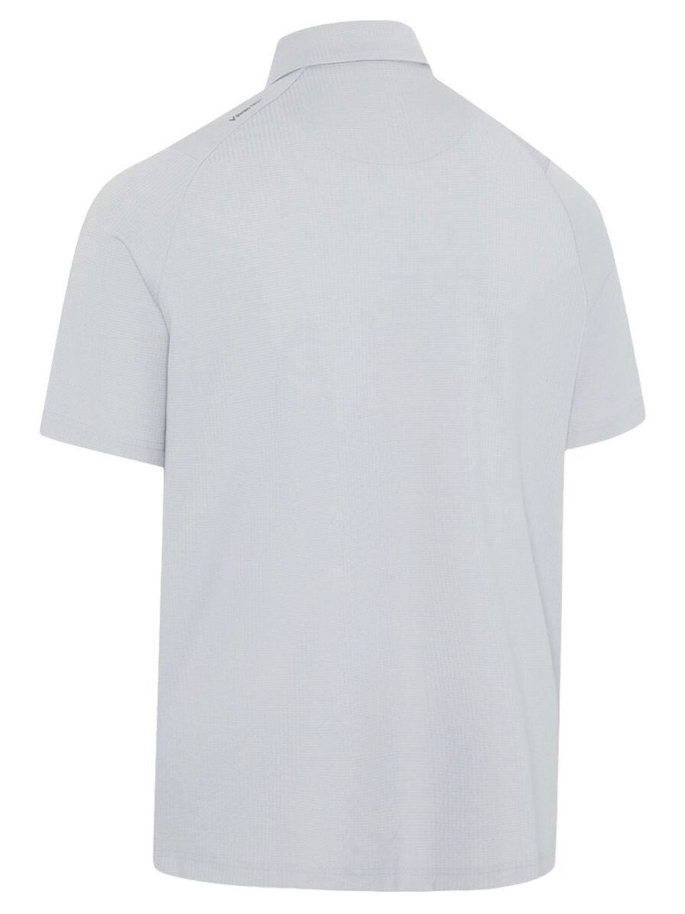 Callaway Ventilated Classic Jacquard Golf Polo - Grey Dawn