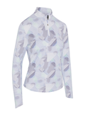 Callaway Women's Active Geo Long Sleeve Sun Protection Top - Bright White