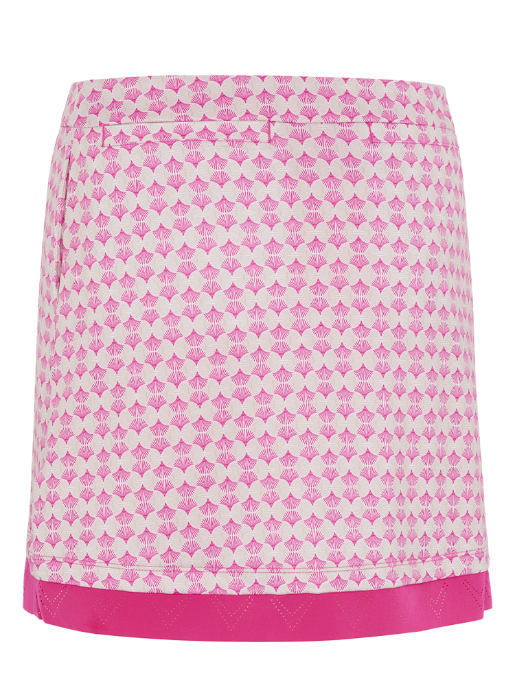 Callaway Women's Deco Geo Print 16-Inch Skort - Fuchsia Purple