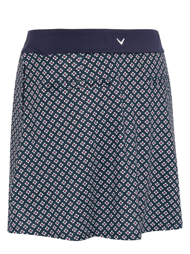 Callaway Women's Mini Geo Skort (43cm/17") - Peacoat