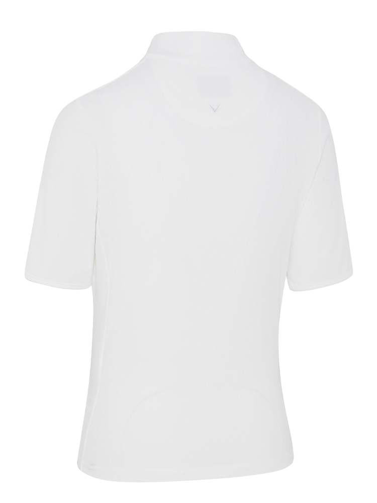Callaway Women's Rib Play Polo - Brilliant White