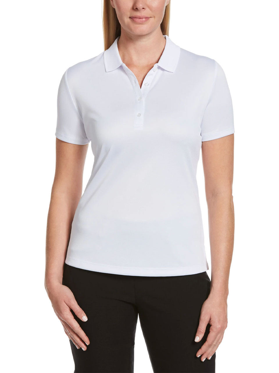 Callaway Women's SwingTech Solid Polo - Bright White